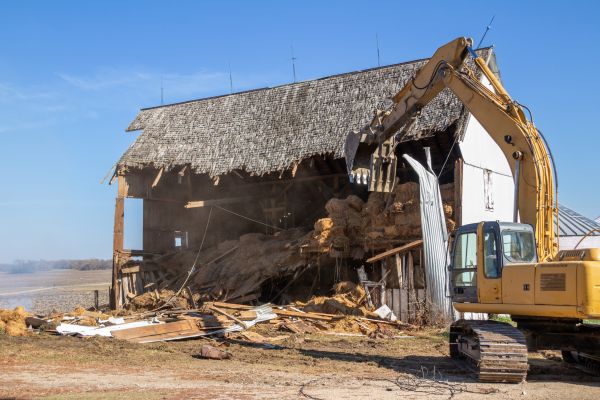 Barn Demolition in Fargo