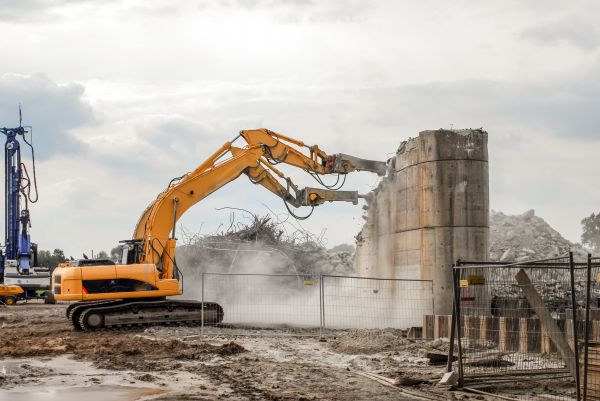 Silo Demolition in Fargo