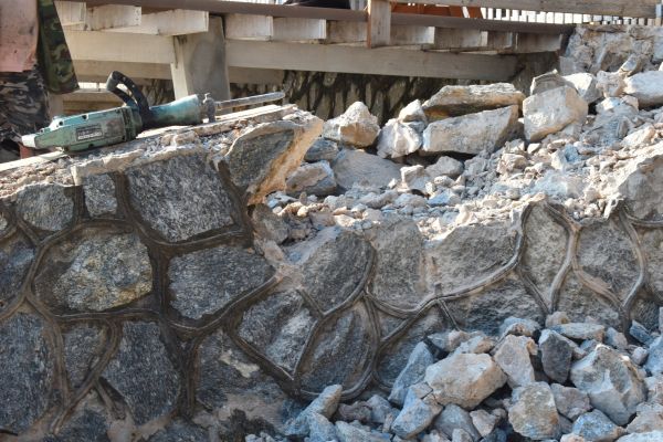 Retaining Wall Demolition in Fargo