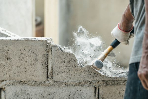 Block Wall Demolition in Fargo